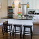 Geologic LED 6 inch Satin Nickel Mini Pendant Ceiling Light