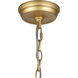 Vellus 1 Light 14 inch Matte Black with Natural Antique Brass Pendant Ceiling Light in Matte Black/Natural Antique Brass