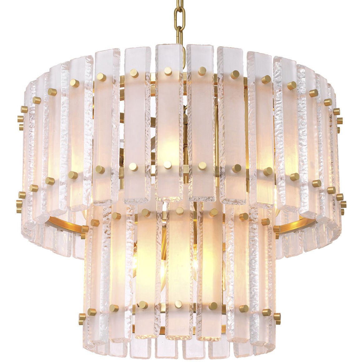 Blason 10 Light 23.23 inch Antique Brass Chandelier Ceiling Light