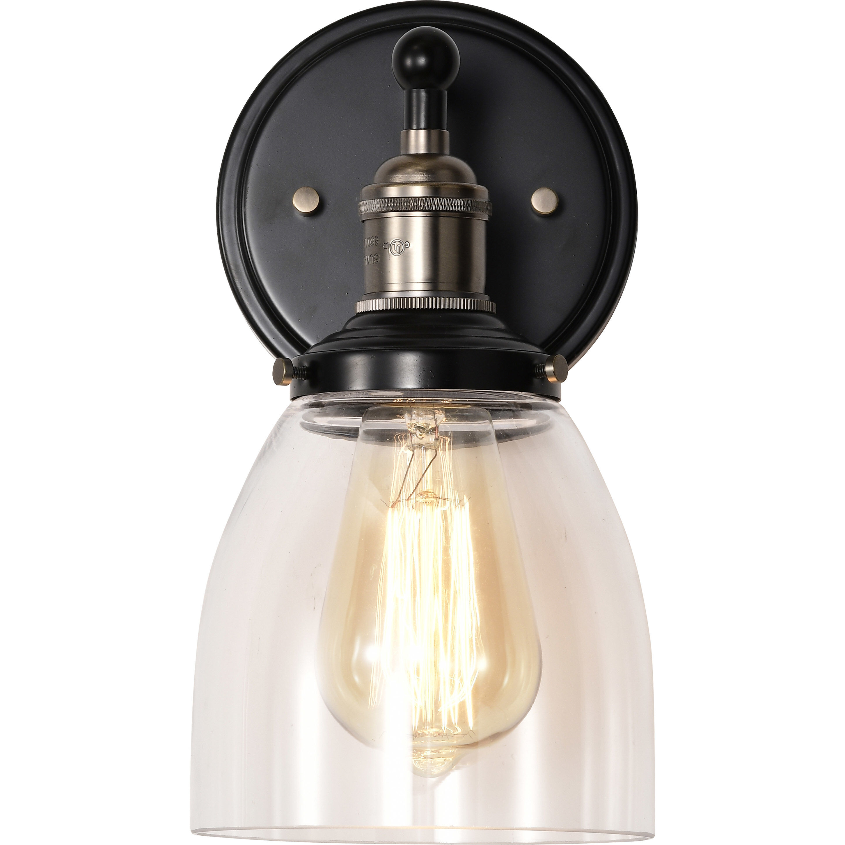 Vintage 1 Light 5 inch Rustic Bronze Wall Sconce Wall Light