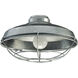 Universal LED Rustic Iron Outdoor Fan Bowl Light Kit, Bowl