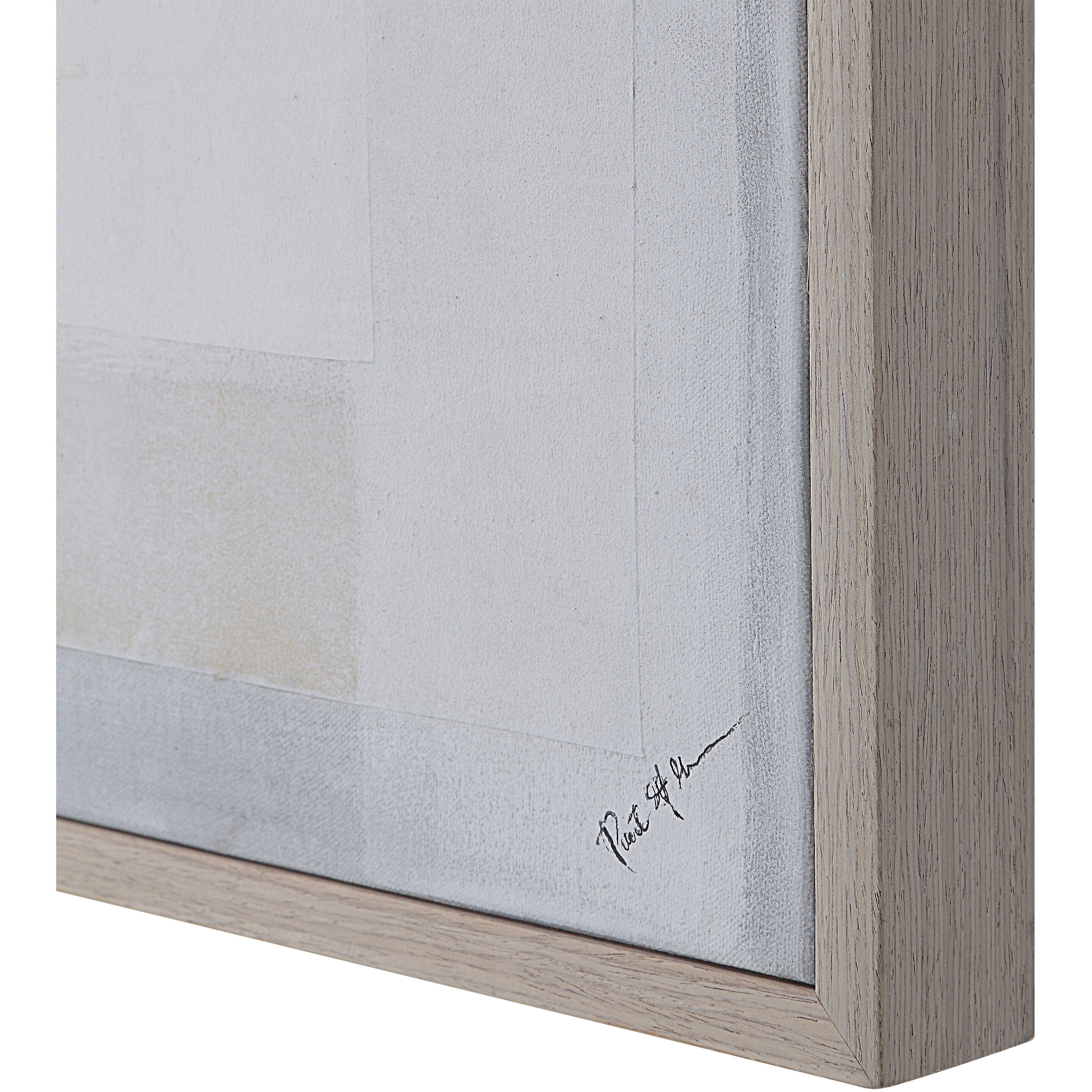 Morgen White/Beige Canvas Art
