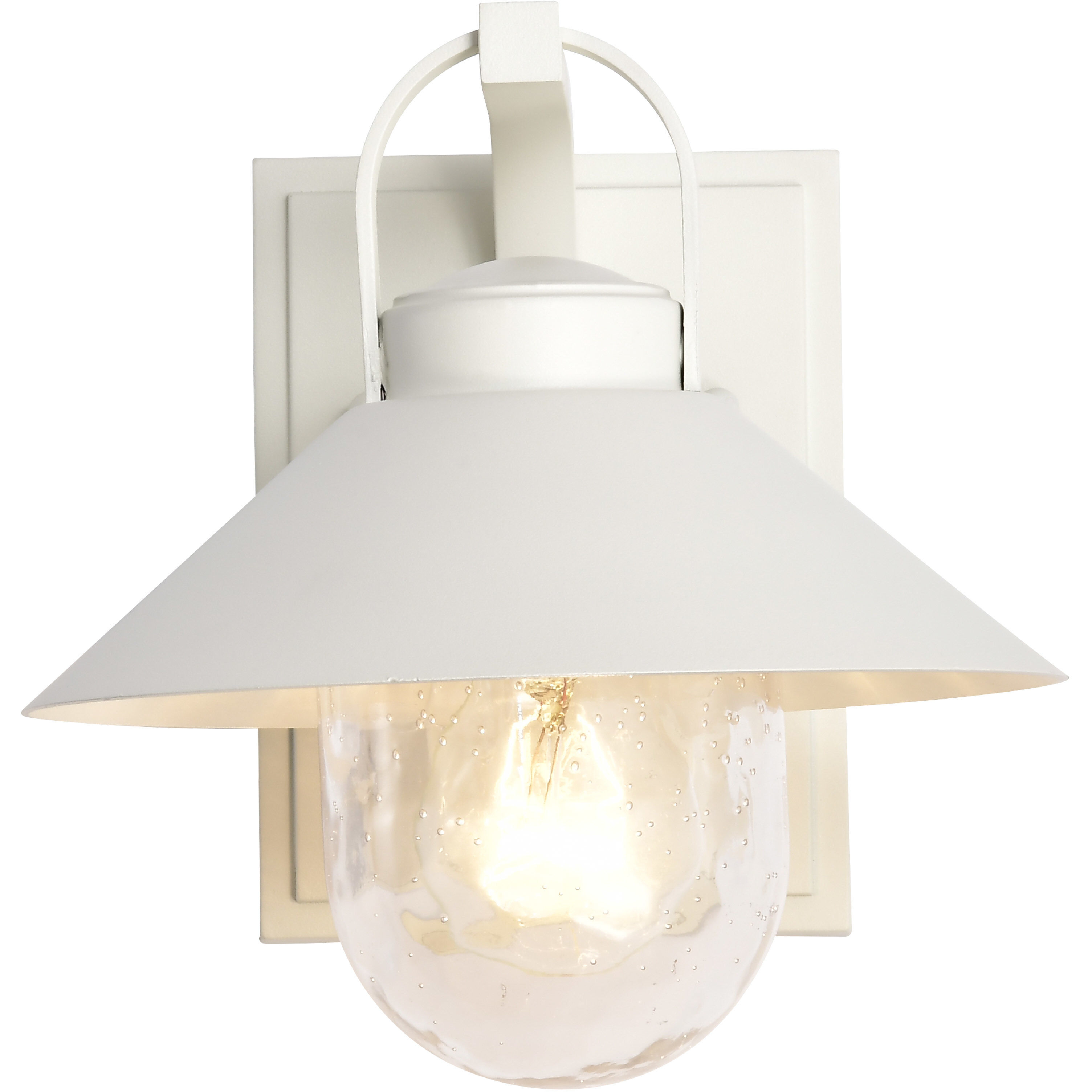 Ridge 8.13 inch White Outdoor Wall Light