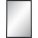 Lausanne 36 X 24 inch Matte Black Wall Mirror
