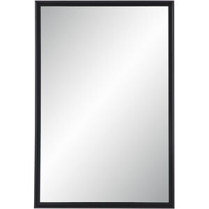 Lausanne 36 X 24 inch Matte Black Wall Mirror