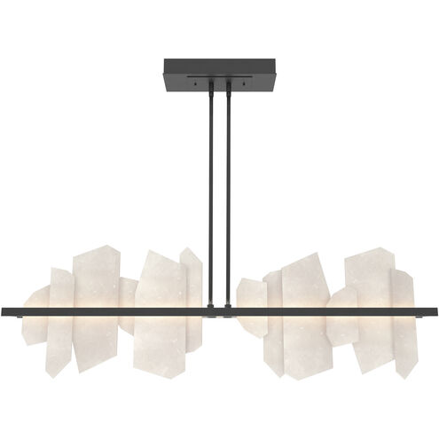 Volterra Linear Pendant Ceiling Light in Black