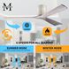 Atlas Irene-3H 42 inch Barnwood with Barnwood Tone Blades Ceiling Mount Paddle Fan in Barn Wood, Flush Mounted