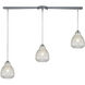 Victoriana 3 Light 38 inch Polished Chrome Mini Pendant Ceiling Light