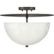 Inez LED 16.25 inch Black Oxide Foyer Light Ceiling Light, Semi-Flush Mount