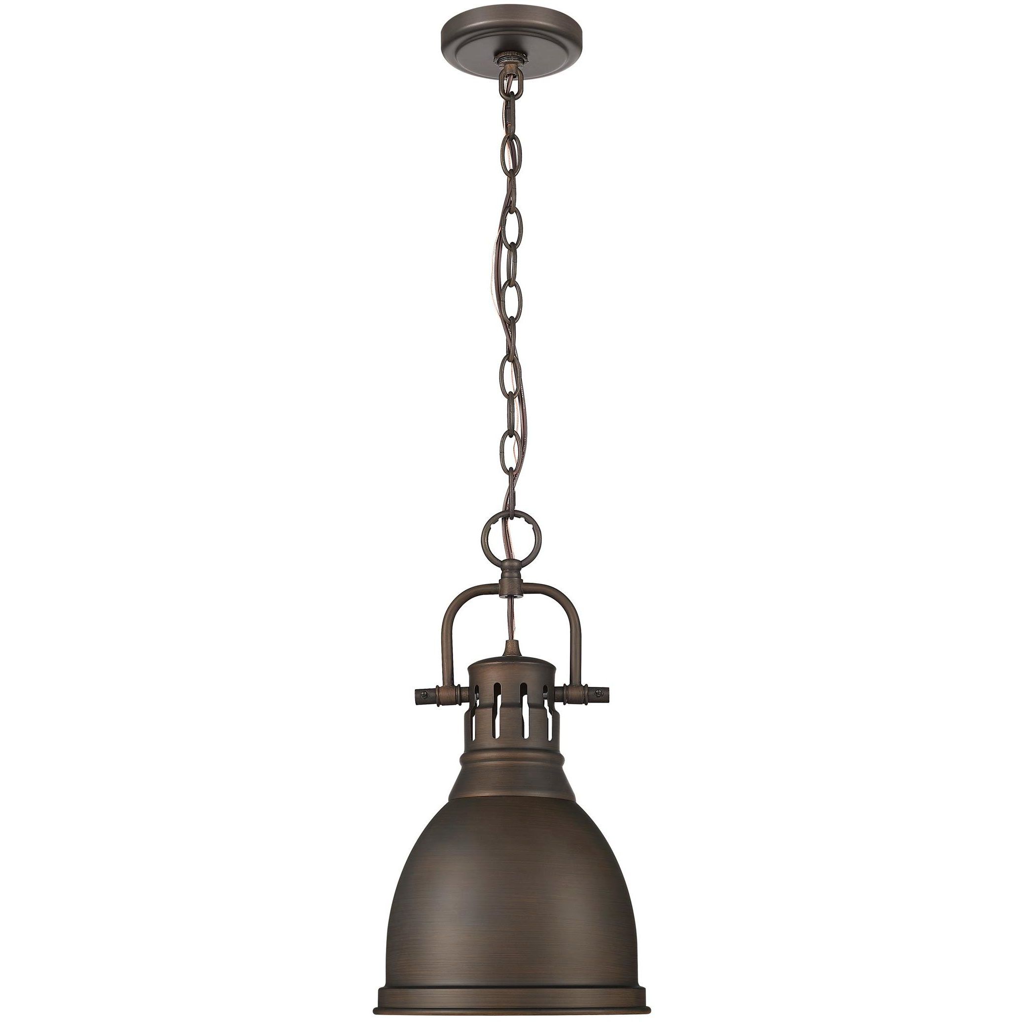 Yep Duncan 1 Light 8.88 inch Rubbed Bronze Pendant Ceiling Light, Small