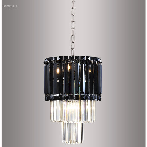 Contemporary Europa 4 Light Silver Pendant Ceiling Light