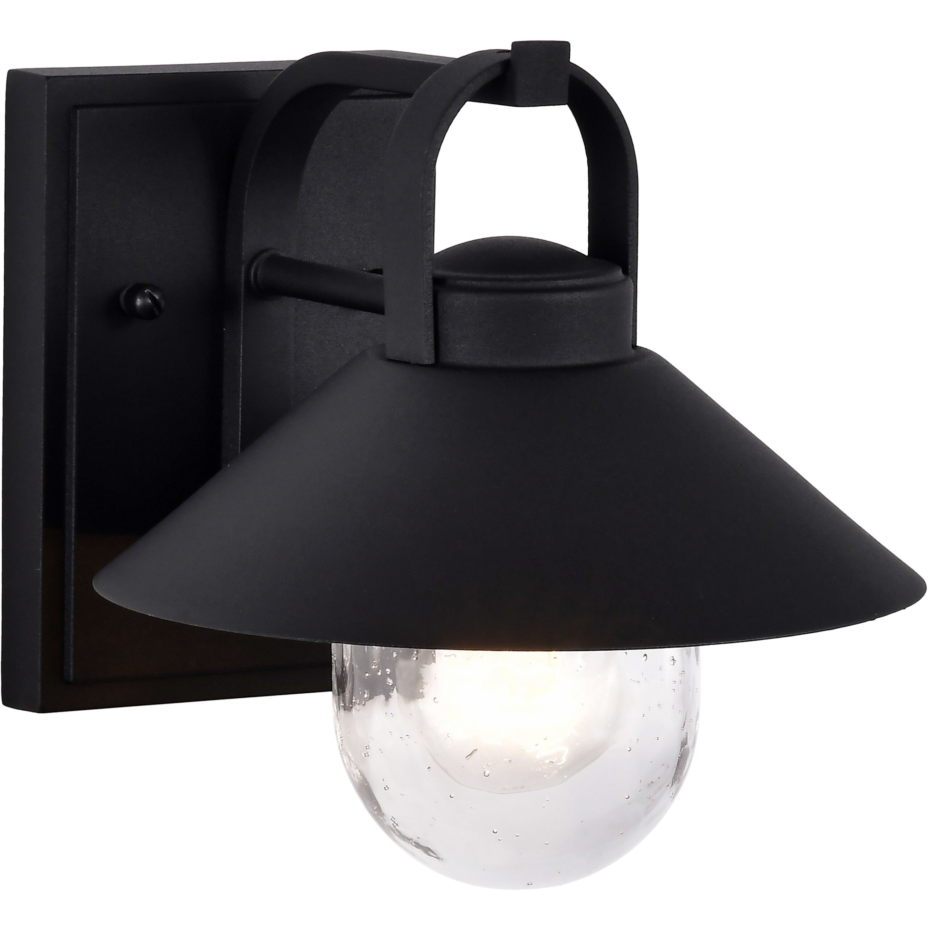 Ridge 8.13 inch Black Outdoor Wall Light