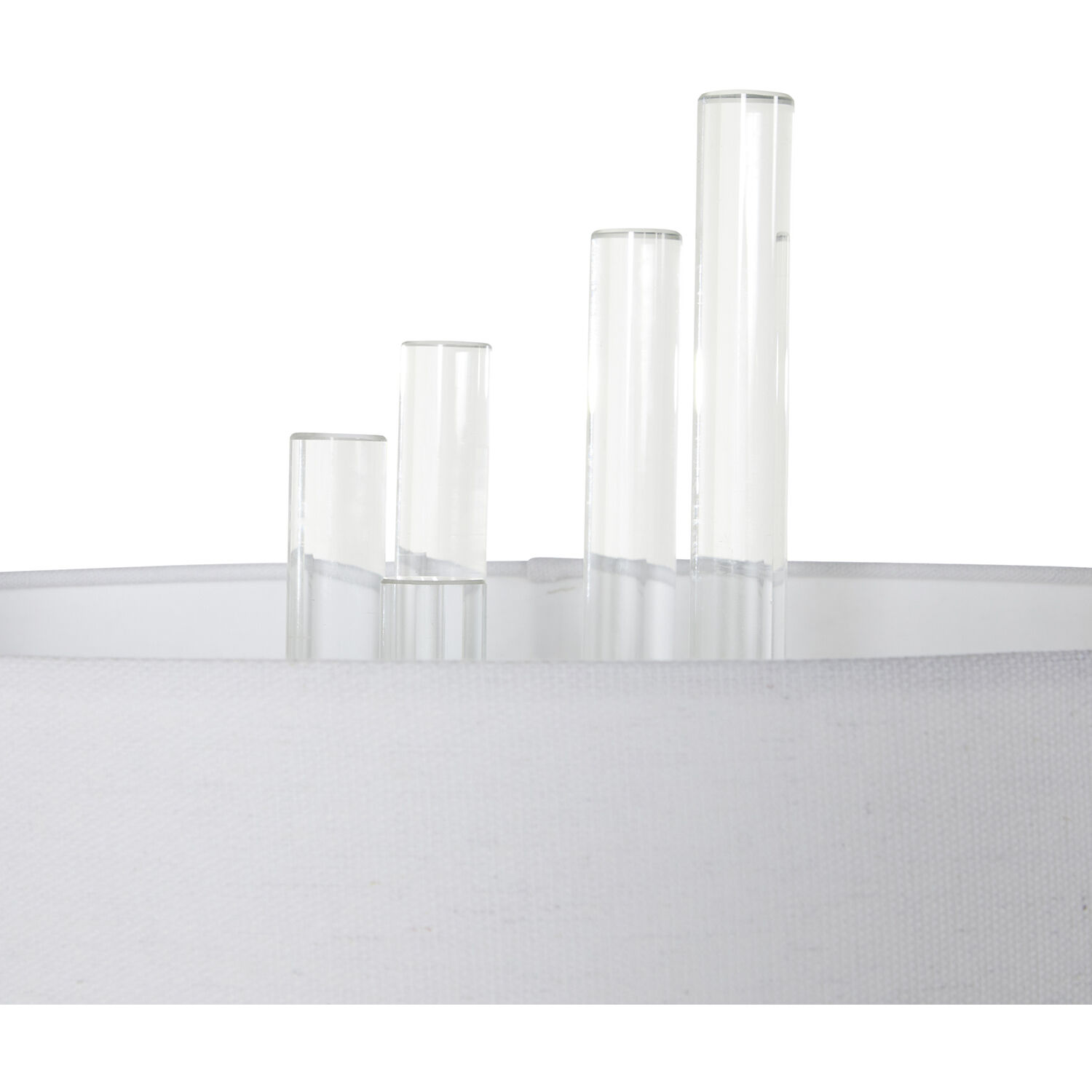 Merna 37.5 inch Antique Brass / White Linen Table Lamp Portable Light