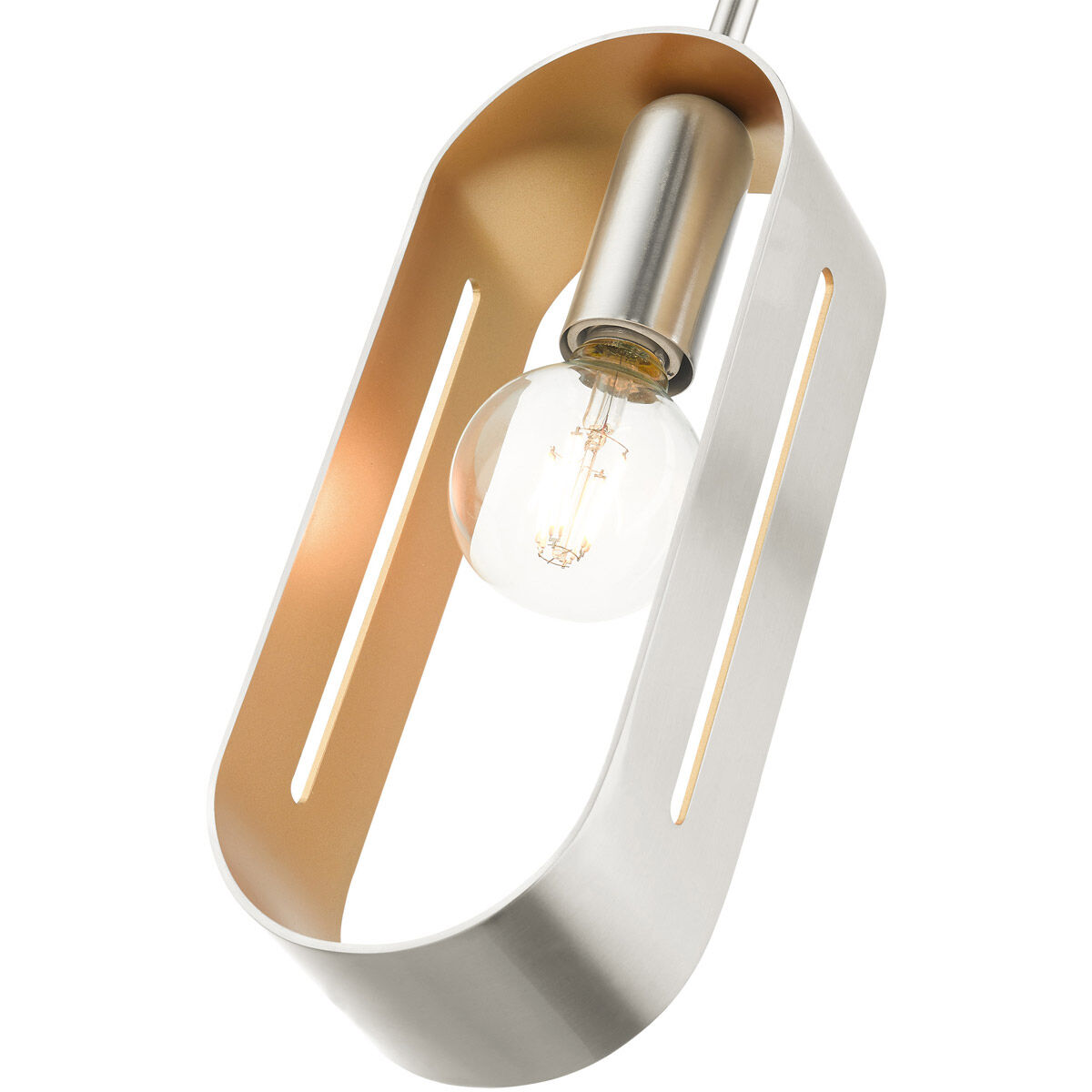 Ravena 1 Light 5 inch Brushed Nickel Pendant Ceiling Light