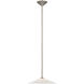 Amber Lewis Ponce LED 13 inch Polished Nickel Pendant Ceiling Light