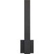 Raven LED 18 inch Textured Matte Black Outdoor Wall Sconce