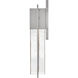Coastal Elements Alex 1 Light 25.5 inch Antique Brushed Aluminum Outdoor Wall Mount