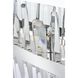 Serena 8 Light 30 inch Chrome Bath Sconce Wall Light