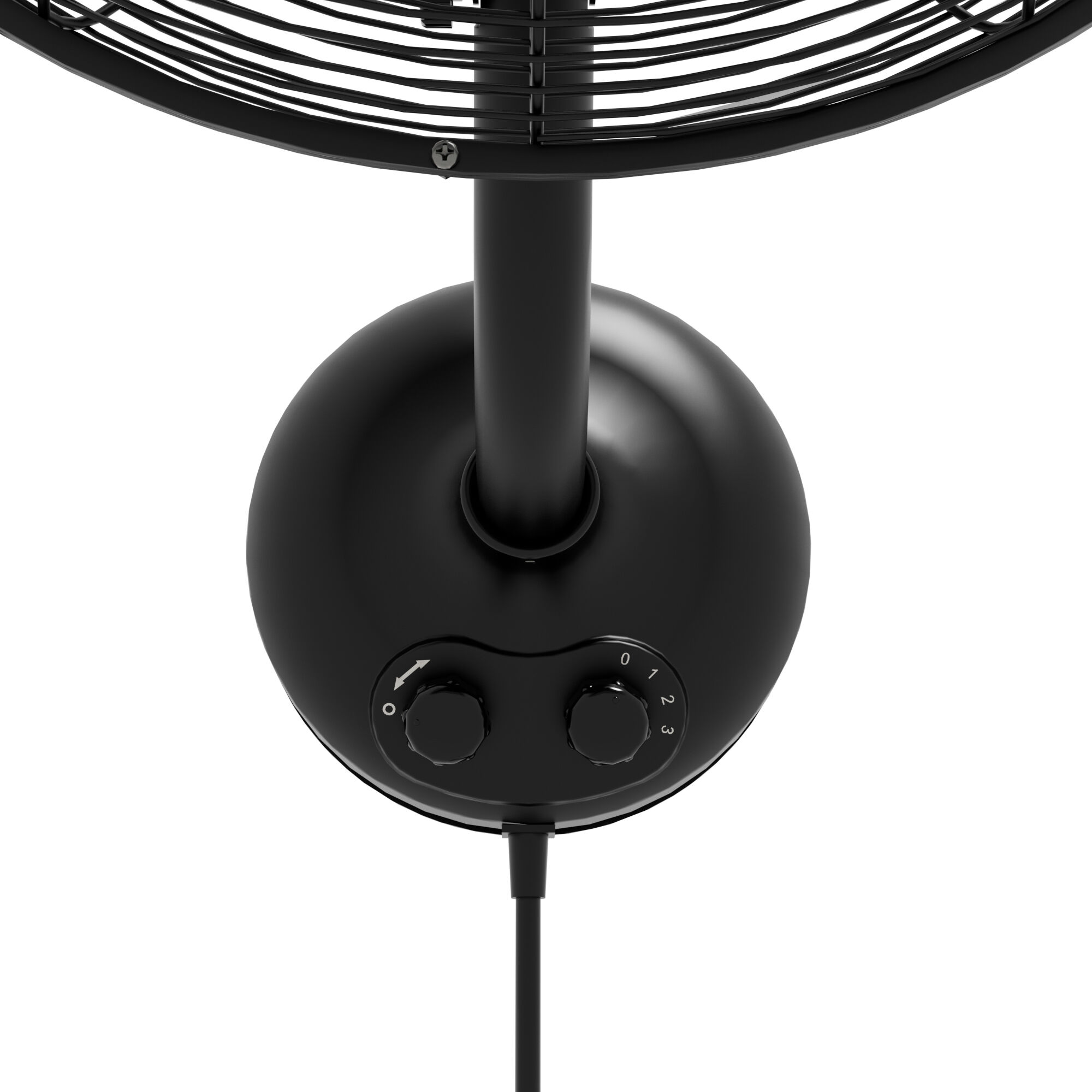 Classic W16 Matte Black Wall Fan