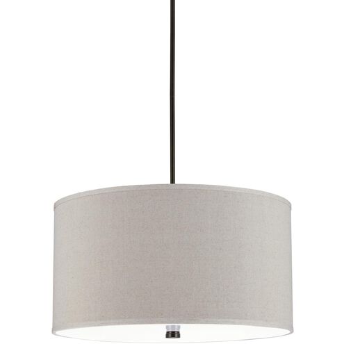 Dayna Shade Pendants 4 Light 24 inch Bronze Pendant Ceiling Light in Burnt Sienna
