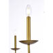 Cohen 6 Light 42 inch Brass Pendant Ceiling Light