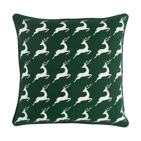 Holiday 18 X 18 inch Dark Green Pillow Kit, Square