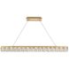 Valetta 1 Light 48 inch Gold Linear Pendant Ceiling Light