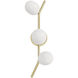 Hampton Wall Sconce Wall Light in White Glass
