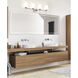Henri 4 Light 32 inch Chrome Bathroom Vanity Wall Light