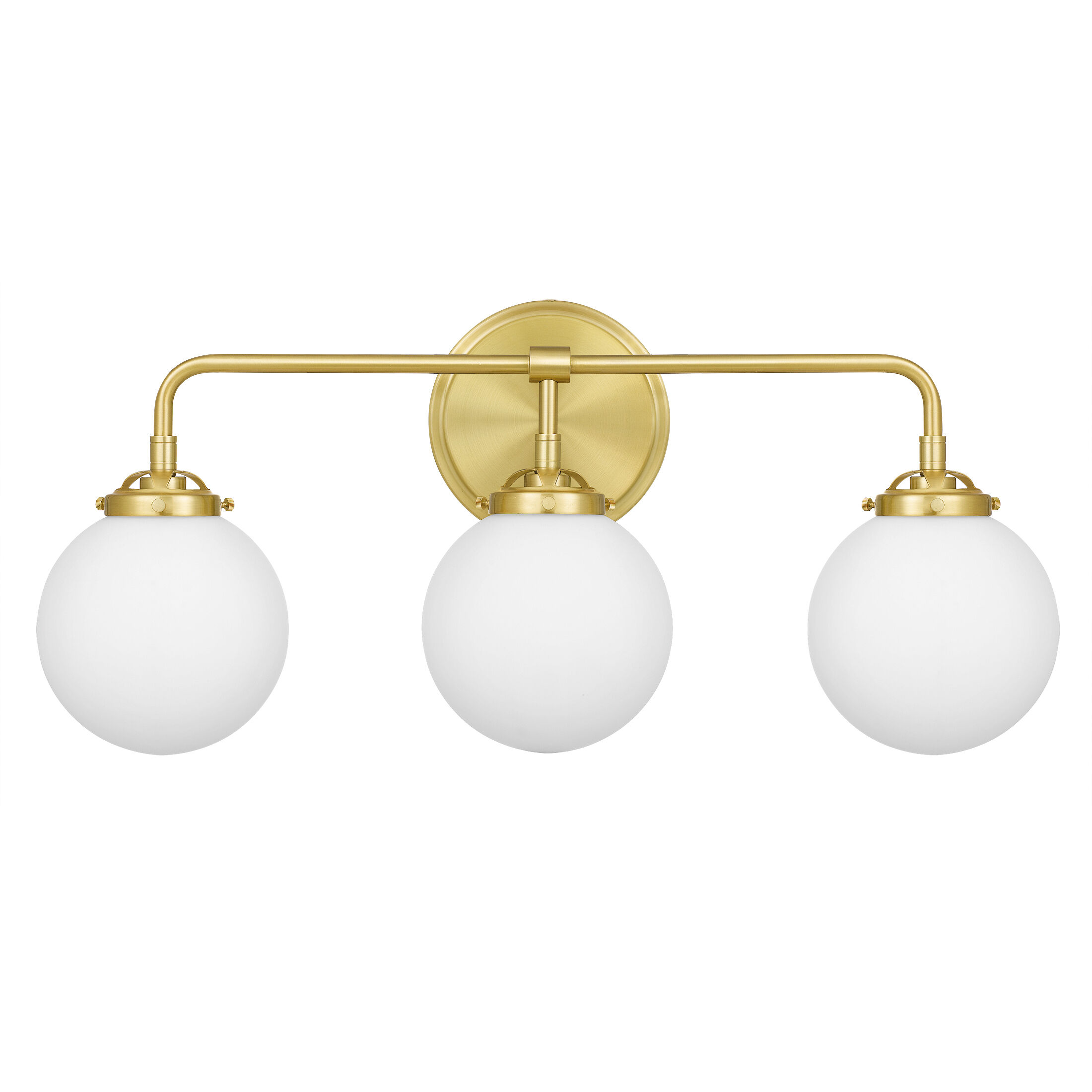 Landry 3 Light 24 inch Satin Brass Bath Light Wall Light 