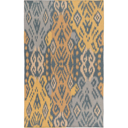Wanderer 156 X 108 inch Blue and Brown Area Rug, Wool