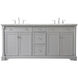 Clarence 72 X 22 X 35 inch Grey Vanity Sink Set