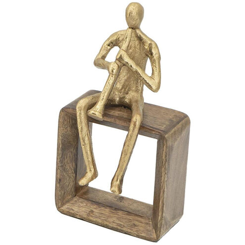 Musician Gold and Natural Figurine