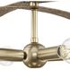 Allegheny 4 Light 24 inch Soft Gold Semi-Flush Mount Ceiling Light, Design Series