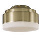 Aspen LED Burnished Brass Fan Light Kit
