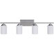 Albany 4 Light 35 inch Chrome Vanity Light Wall Light