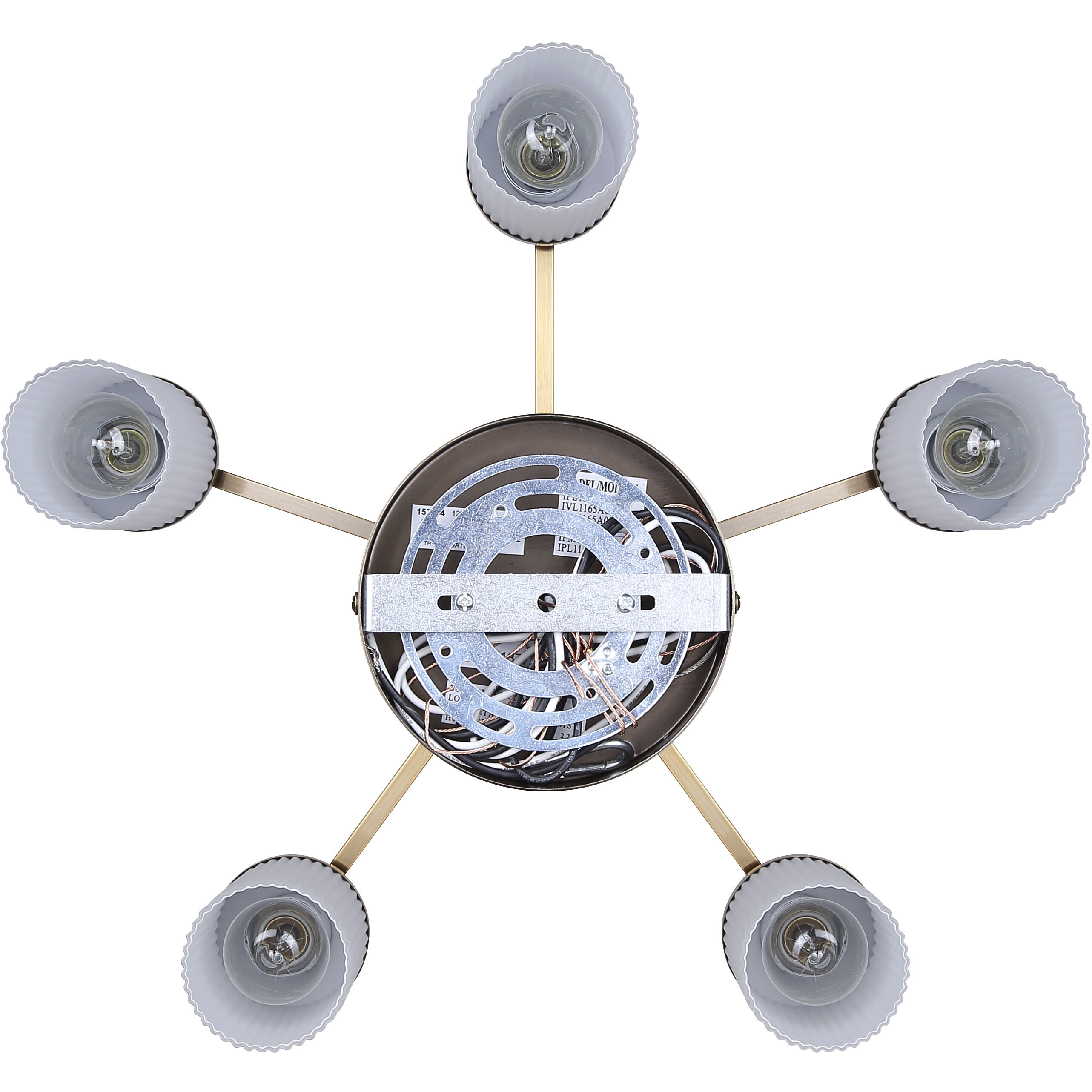 Kinslea 5 Light 25.63 inch Gold Chandelier Ceiling Light