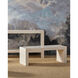 Carson Ivory Terrazzo Indoor/Outdoor Bench