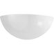Ambiance 1 Light 10.5 inch Gloss White Wall Sconce Wall Light in Incandescent, Gloss White/Gloss White