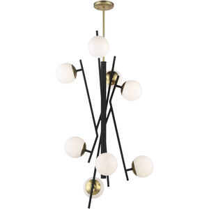 Alluria LED 23.13 inch Weathered Black W/Autumn Gold Foyer Ceiling Light