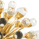 Anto 12 Light 19.69 inch Gold Chandelier Ceiling Light, Small