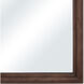 Octavian 40 X 30 inch Walnut Wall Mirror