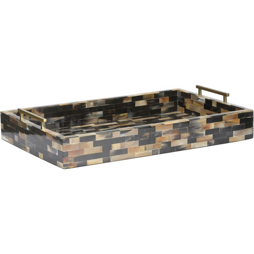 Grayson Brown and Gold Tray