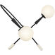Maude 2 Light 32.25 inch Black Chandelier Ceiling Light