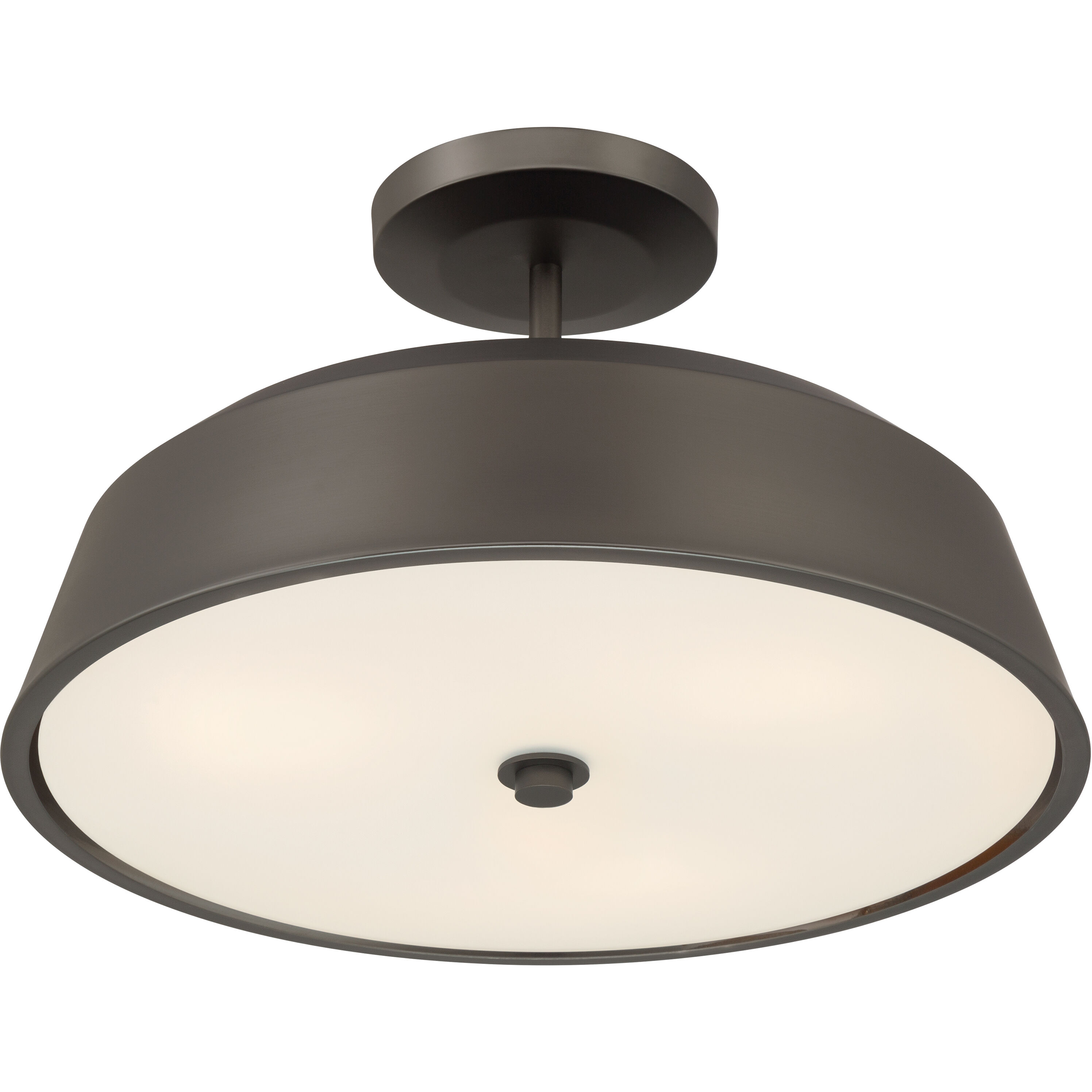 Trellwyn 3 Light 15 inch Plated Dark Bronze Semi-Flush Mount Ceiling Light