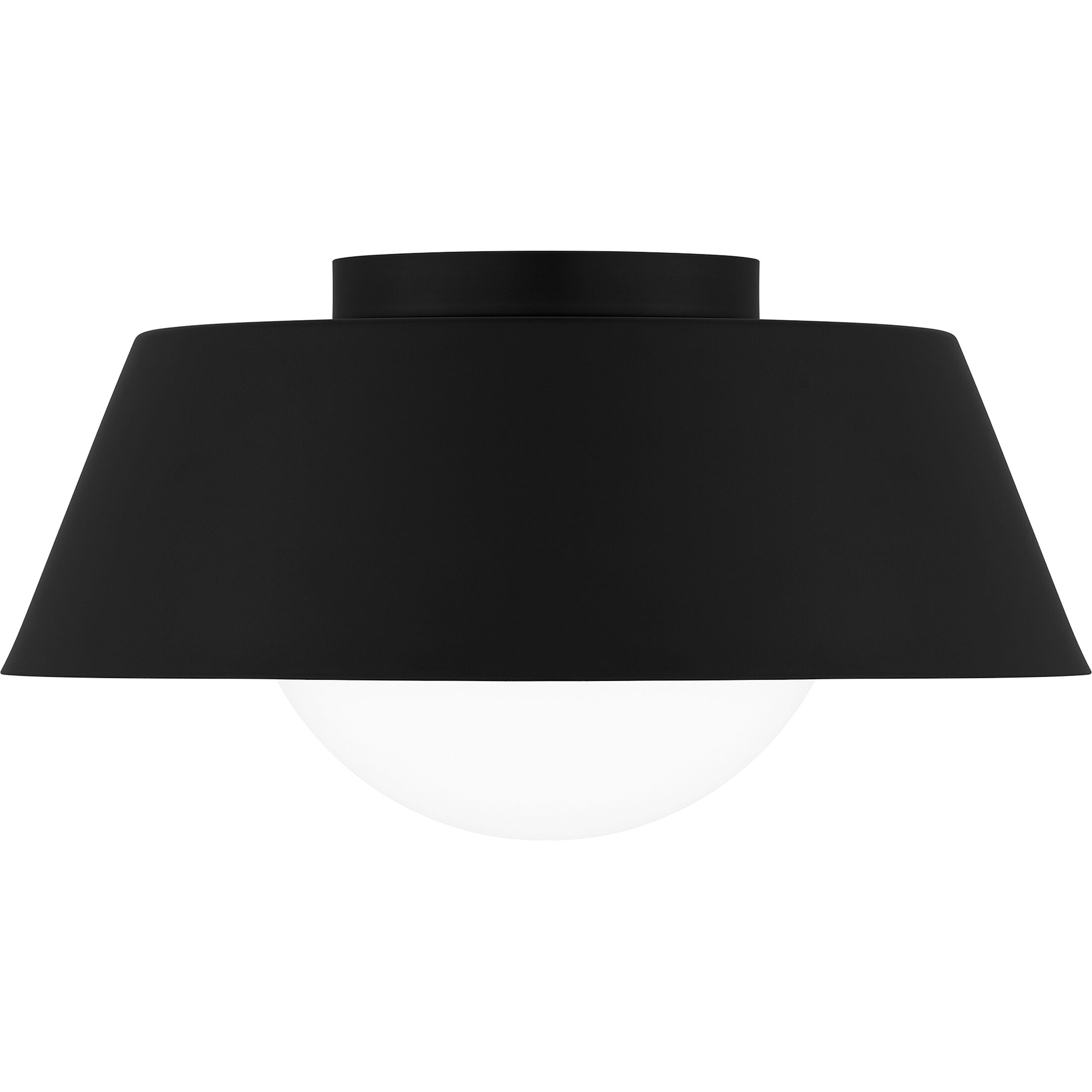 Damascus 1 Light 16 inch Matte Black Flush Mount Ceiling Light