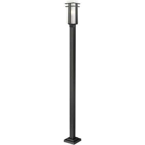 Abbey 1 Light 114 inch Black Outdoor Post Mounted Fixture