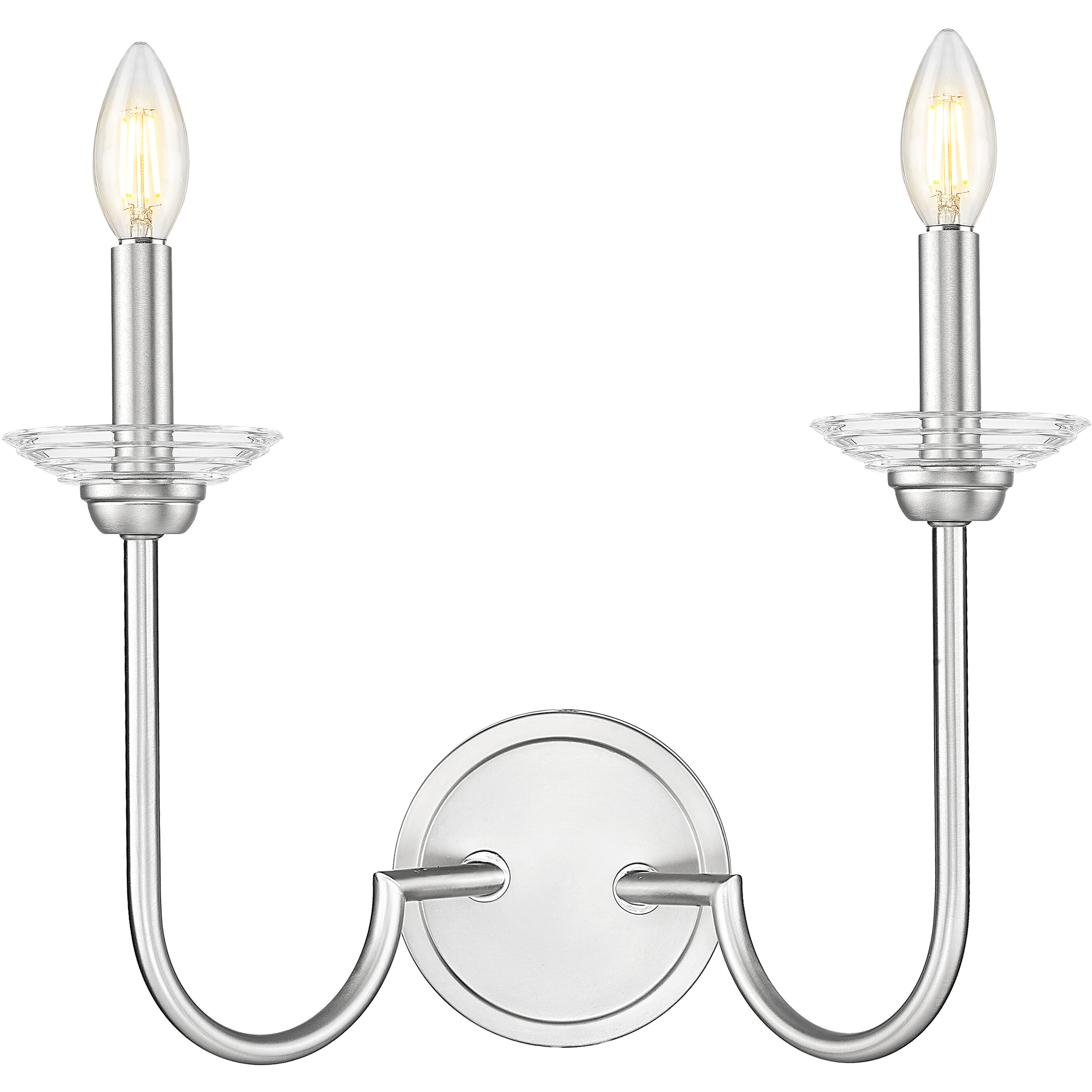 Allistair Wall Sconce Wall Light in Brushed Nickel