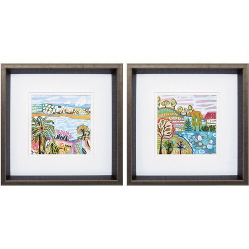 Landscapes Collection Pink Framed Art