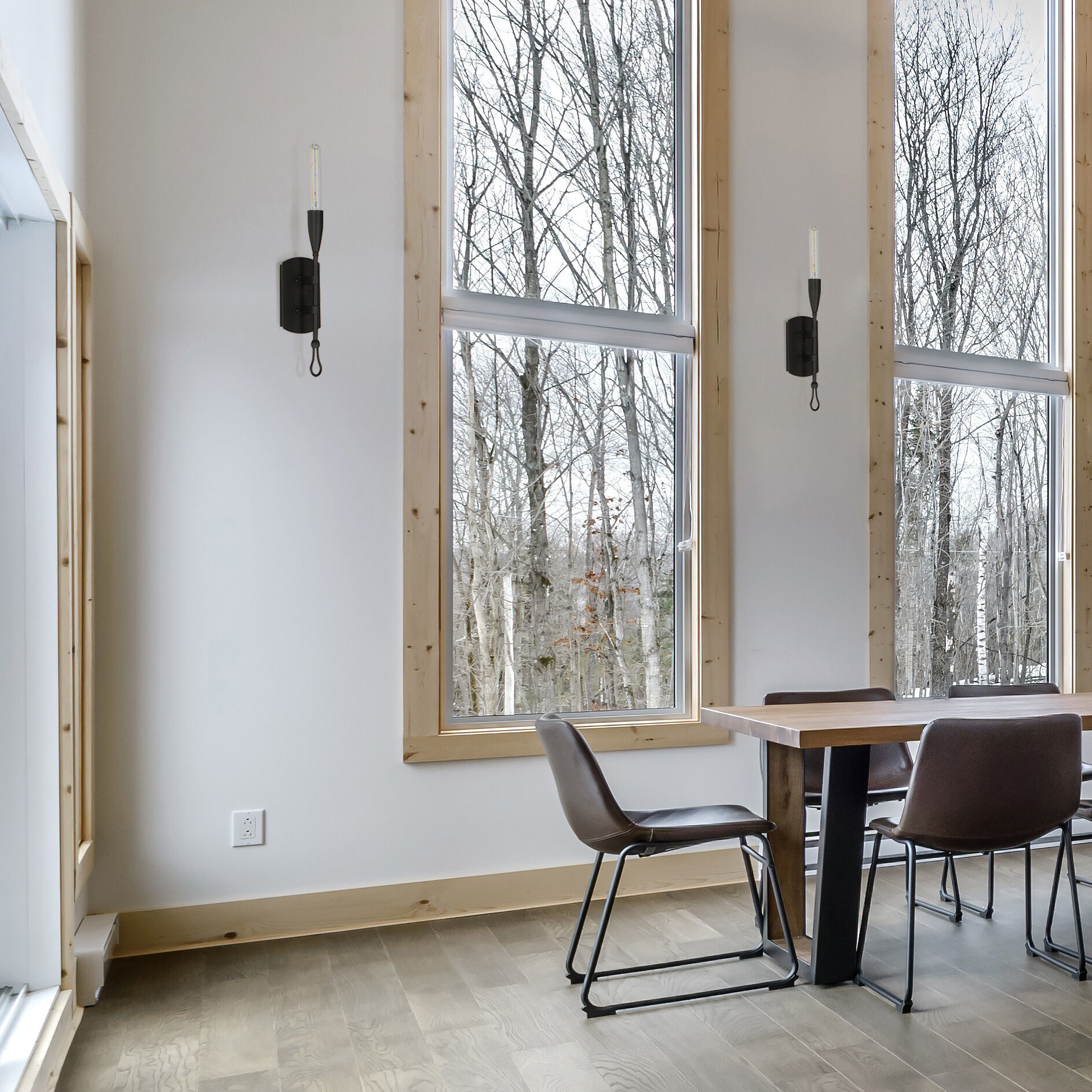 Pioneer 1 Light 5 inch Anthracite ADA Wall Sconce Wall Light